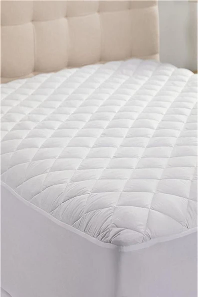 mycey Fitted Kapitoneli 160x200 Cm Çift Kişilik Yatak Koruyucu Çarşaf - Resim 5