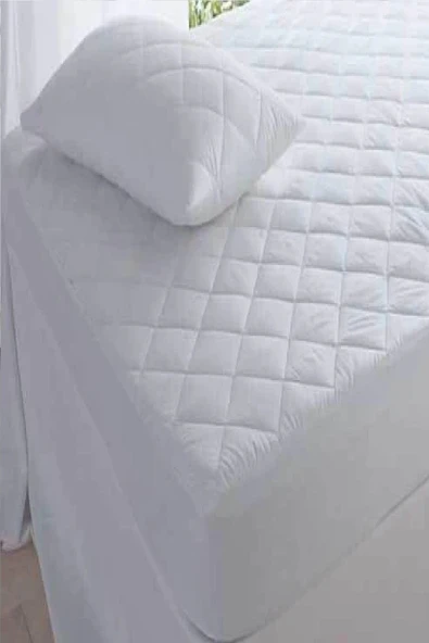 mycey Fitted Kapitoneli 160x200 Cm Çift Kişilik Yatak Koruyucu Çarşaf - Resim 3