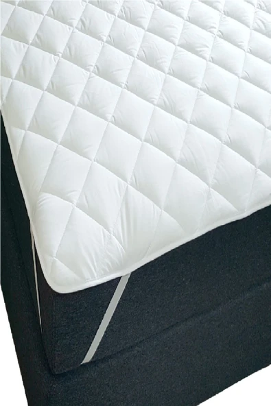 Divanev Kapitoneli Sıvı Geçirmez Alez 140x200 Cm Tek Kişilik Köşe Lastikli - 2