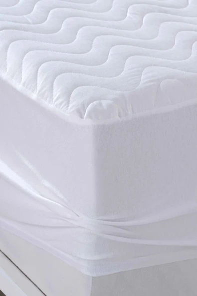 Evony Fitted Kapitoneli 160x200 Cm Çift Kişilik Yatak Koruyucu Çarşaf