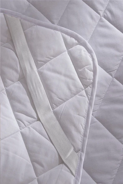 Evony Kapitoneli Sıvı Geçirmez Alez 200x200 Cm Tek Kişilik Köşe Lastikli - Resim 4