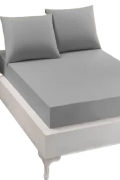 mycey Çift Kişilik Lastikli Pamuk Penye Çarşaf Takımı 200x200 30 Cm