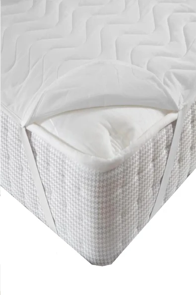 Divanev Kapitoneli Sıvı Geçirmez Alez 220x200 Cm Çift Kişilik Köşe Lastikli ürün görseli 1