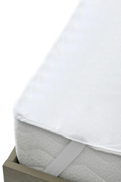 Evony 200x250 Cm Alez Pamuk Köşe Lastikli Sıvı Geçirmez - Resim 7