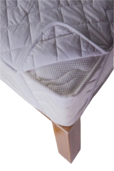 Altın Karma Kapitoneli Sıvı Geçirmez Alez 150x200 Cm Tek Kişilik Köşe Lastikli - Resim 4