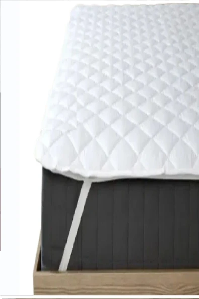 Altın Karma Kapitoneli Sıvı Geçirmez Alez 150x200 Cm Tek Kişilik Köşe Lastikli ürün görseli 1