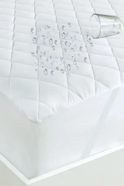 Bebesi Kapitoneli Sıvı Geçirmez Alez 160x200 Cm Tek Kişilik Köşe Lastikli - Resim 4