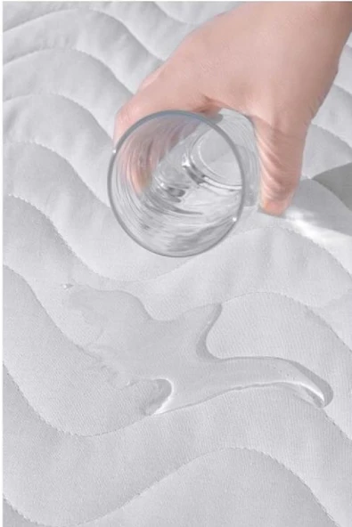 Altın Karma Kapitoneli Sıvı Geçirmez Alez 220x200 Cm Çift Kişilik Köşe Lastikli - Resim 5