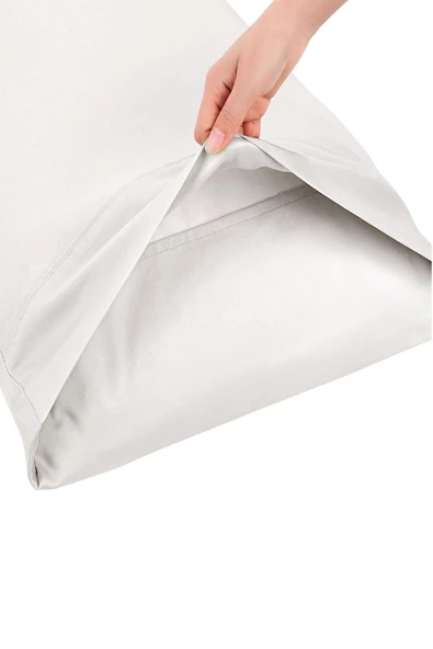 Bebesi 1 Adet Pamuklu Yastık Kılıfı 50x70 cm Fermuarsız Beyaz - 3
