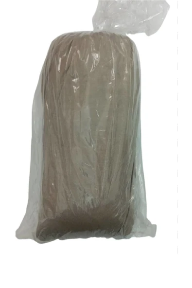 Altın Karma Jersey Penye Pamuklu 100x200 Cm Tek Kişilik Lastikli Çarşaf Açık Kahve - 3