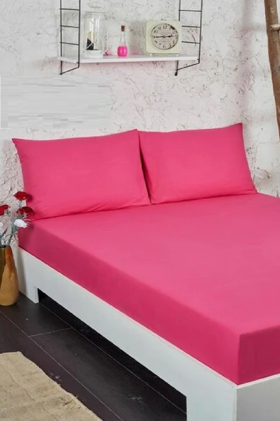 Bebesi Lastikli Streç Çift Kişilik Havlu Çarşaf Takımı 180x200 Cm Battal Boy