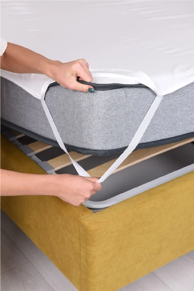 Evony Sıvı Geçirmez Bebek Alezi 40x60 Cm Yatak Koruyucu Pamuklu Köşe Lastikli - Resim 5