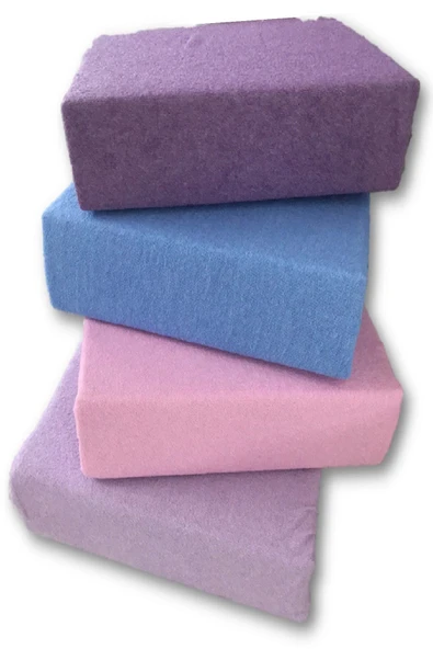 mycey Mavi Lastikli Streç Battal Boy Havlu Çarşaf 180x200 Cm - 3