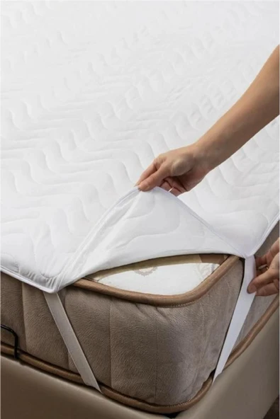 Bebesi Kapitoneli Sıvı Geçirmez Alez 60x120 Cm Tek Kişilik Köşe Lastikli ürün görseli 1