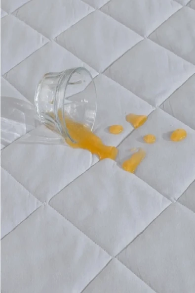 Divanev Kapitoneli Sıvı Geçirmez Alez 140x200 Cm Tek Kişilik Köşe Lastikli - 4