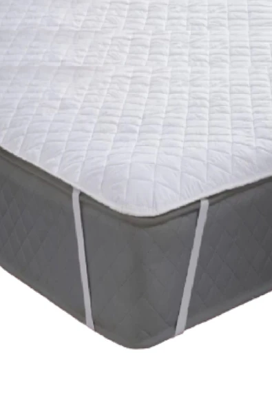 Altın Karma Kapitoneli Sıvı Geçirmez Alez 150x200 Cm Tek Kişilik Köşe Lastikli - Resim 2