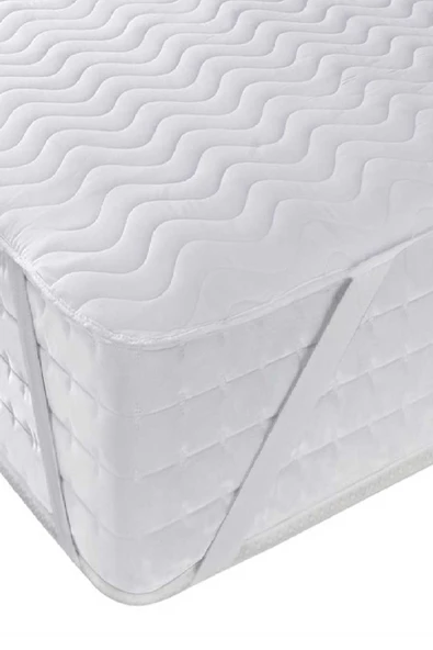 Altın Karma Kapitoneli Sıvı Geçirmez Alez 160x200 Cm Çift Kişilik Köşe Lastikli ürün görseli 1