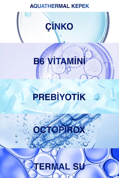 BİOXCİN Aqua Thermal Kepek Karşıtı Şampuan 300ml Tüm Saç Tipleri - Kepek Kaşıntı Pullanma Karşıtı - 7