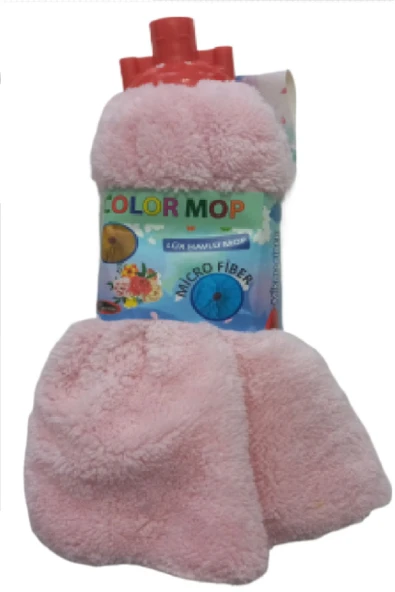 Color 5 Adet Mop Havlu Paspas Mop Yedek Ucu - Resim 5