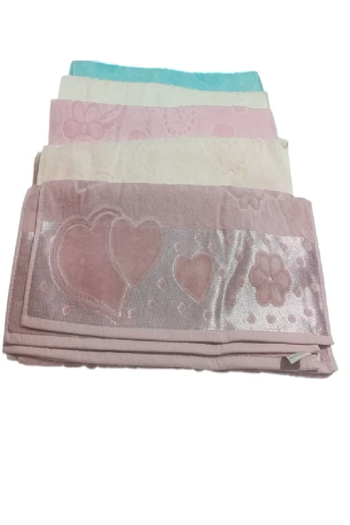 Kayra 6 Adet Kadife El Ve Yüz Havlusu 50x90 Cm - 5
