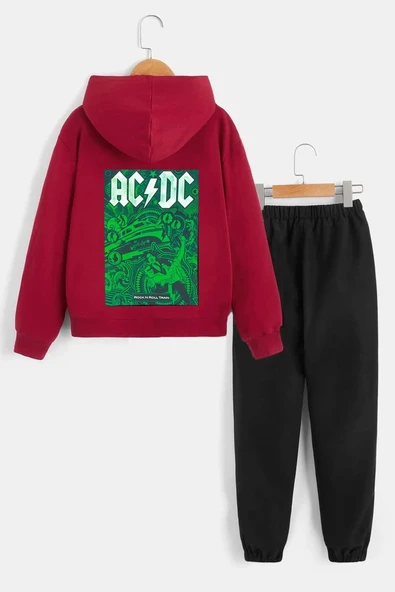 Çocuk Acdc Eşofman Takımı - 4