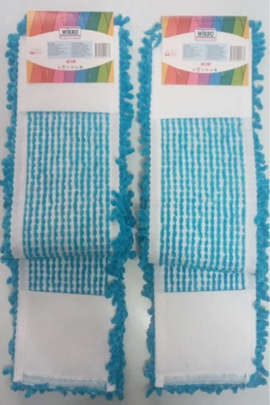 WİKRO Wikro 3 Adet Mikrofiber Makarna Mop 50 Cm - 2