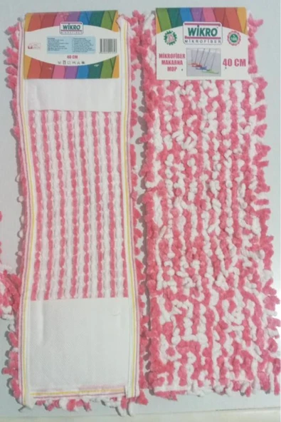 WİKRO Wikro 1 Adet Mikrofiber Makarna Mop 40 Cm - 4