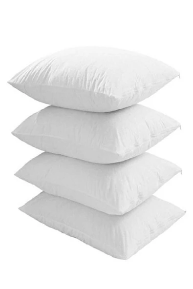 mycey Iç Yastık Kılıfı Fermuarlı Pamuk Astar Beyaz Kumaş 10 Adet