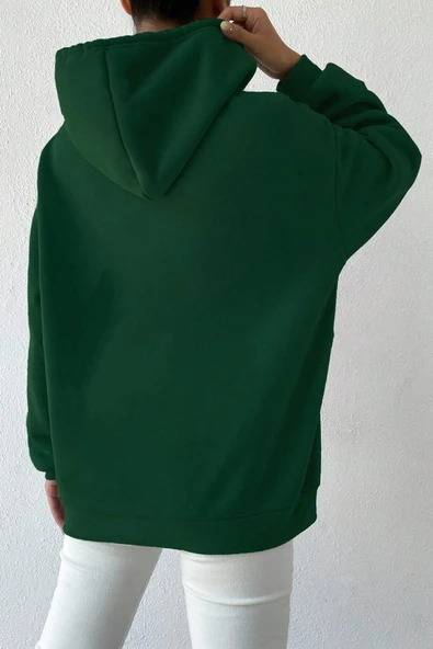 Mood Baskılı Unisex Oversize Sweatshirt - Resim 10