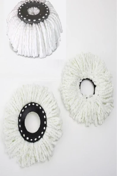 Lider Mikrofiber Yuvarlak Mop Paspas Vileda Ucu 2 Adet - 2