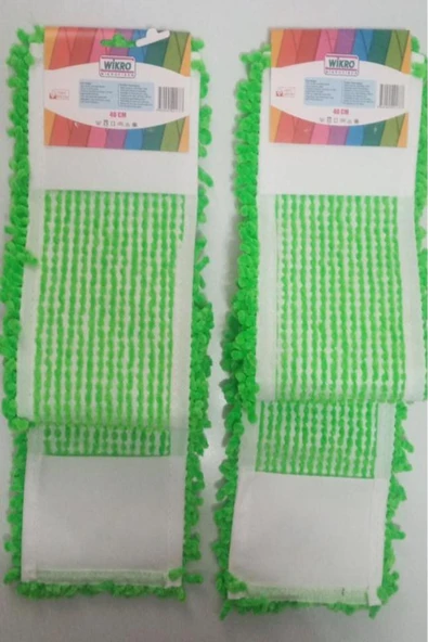 WİKRO Wikro 3 Adet Mikrofiber Makarna Mop 50 Cm - 2