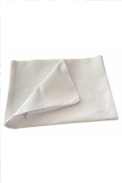 mycey Iç Yastık Kılıfı Fermuarlı Pamuk Astar Beyaz Kumaş 10 Adet - 3