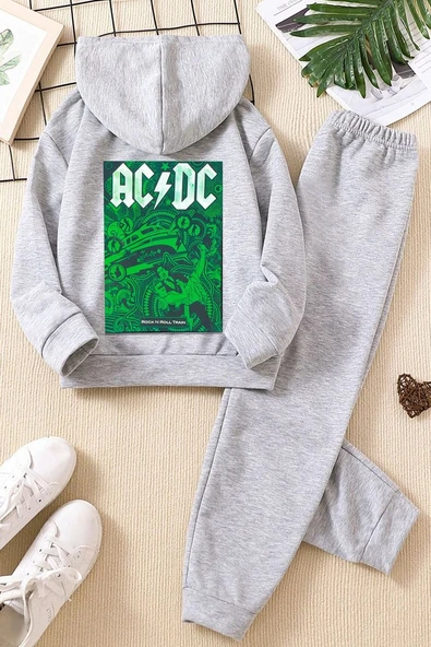 Çocuk Acdc Eşofman Takımı - 6
