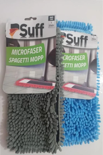Suff 2 Adet Nemli Ve Kuru Makarna Mop Ucu Mikrofiber Paspas Yedeği 60 Cm - 4