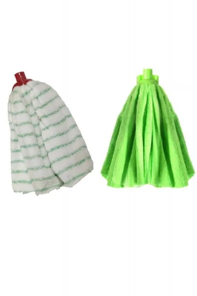 Lider 2 Adet Mikrofiber Ve Havlu Mop Vileda Tipi Paspas Ucu