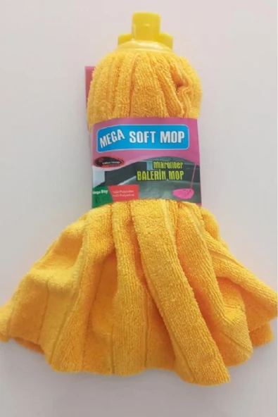 SOFT Mega 2 Adet Mega Mikrofiber Havlu Vileda Paspas Mop Xl Yedek Ucu - 3