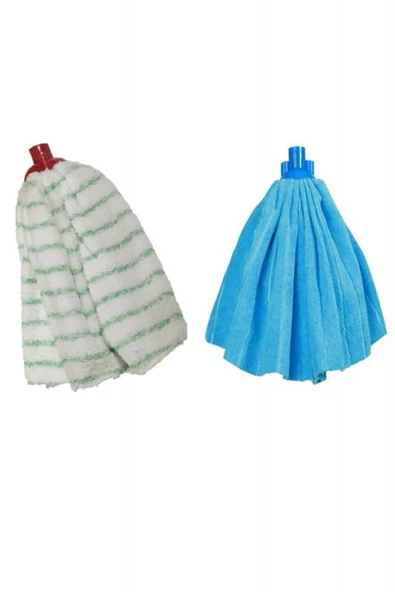 Color Lider 2 Adet Mikrofiber Ve Havlu Mop Vileda Tipi Paspas Ucu