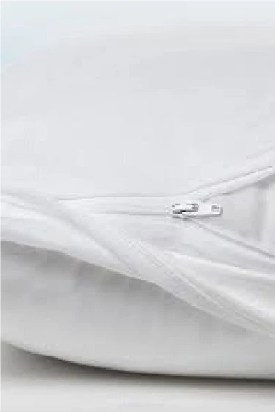 Evony 50x70 Cm 2 Adet Sıvı Geçirmez Yastık Kılıfı Alez Pamuklu Fermuarlı - 2