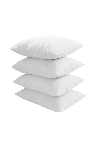 Evony 10 Adet Fermuarlı Beyaz Iç Yastık Kılıfı 45 X 65 Cm