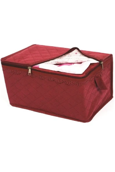 Bebesi 2 Adet Extra Telalı Kaliteli Hurc 52x28x21 Cm Ölçüde Bordo - 3