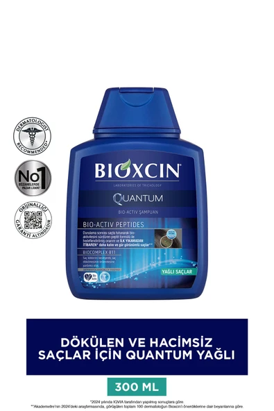 BİOXCİN Quantum Şampuan 3 Al 2 Öde Yağlı Saçlar Için 3x300 Ml - Ince Telli Saçlar Için Dökülme Şampuanı - 2