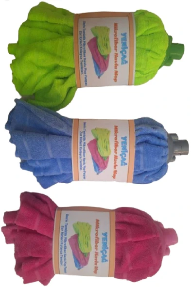 YENİÇAĞ Yeniçağ 2 Adet Mikrofiber Havlu Mop Paspas - 4
