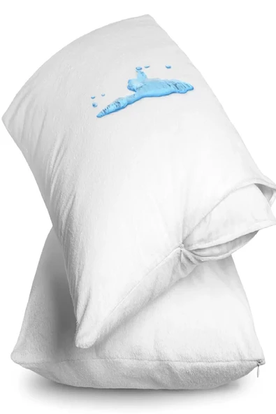 Evony 50x70 Cm 2 Adet Sıvı Geçirmez Yastık Kılıfı Alez Pamuklu Fermuarlı