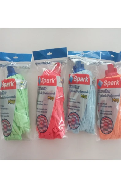 Spark 2 Adet Mikrofiber Havlu Vileda Paspas Mop Yedek Ucu - Resim 3