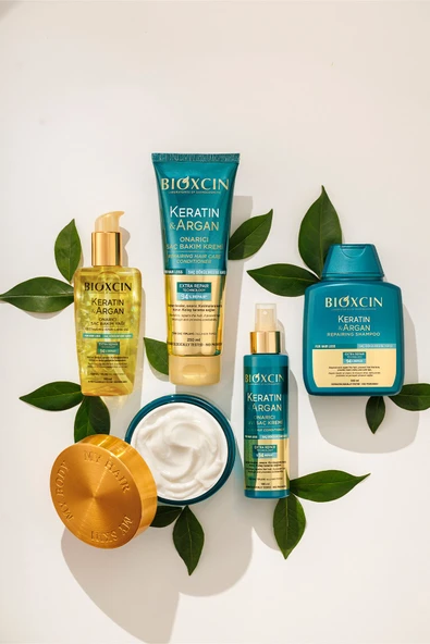 BİOXCİN Keratin & Argan Onarıcı Bakım Şampuan 300 ml 3 Al 2 Öde - Yıpranmış Ve Hassas Saçlar - 6