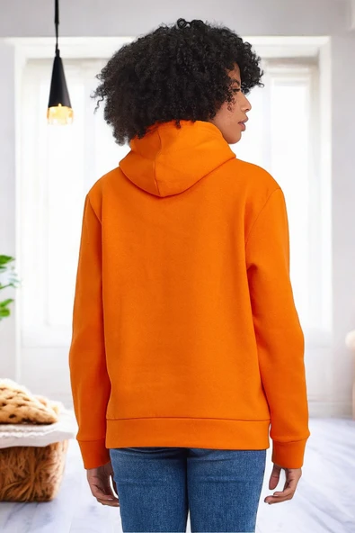 Mood Baskılı Unisex Oversize Sweatshirt - Resim 8