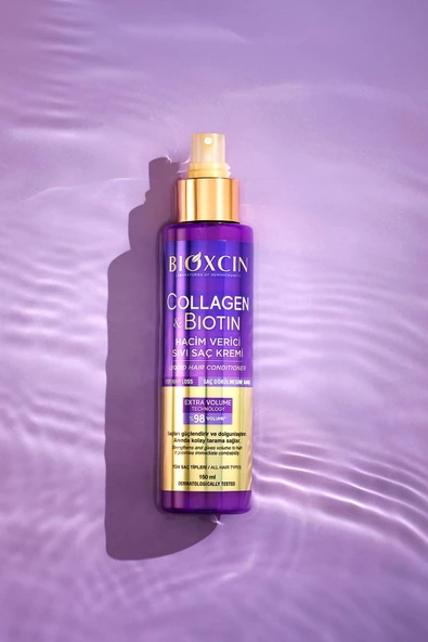 BİOXCİN Collagen & Biotin Ekstra Hacim Sıvı Saç Kremi 150 ml - Kolajen Biotin İnce ve Seyrek Saçlar - 7