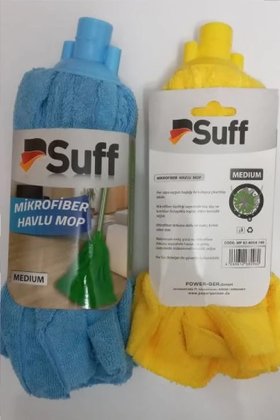 Suff Mikrofiber Medium Havlu Mop Yedek 2 Adet - 5