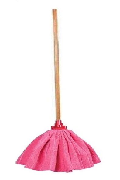 Suff Medium Mikrofiber Havlu Paspas Mop Ucu Ve Ahşap Sapı Takım