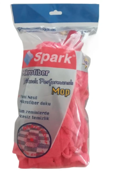 Spark 4 Adet Mikrofiber Havlu Vileda Paspas Mop Yedek Ucu - 5